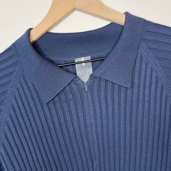 CALIA Women's Sweater Long Sleeve Golf Polo - Size XXL - Picture 4 of 7